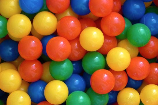 colorful plastic balls for children