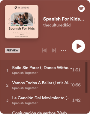 curated songs playlist in the cultured kid