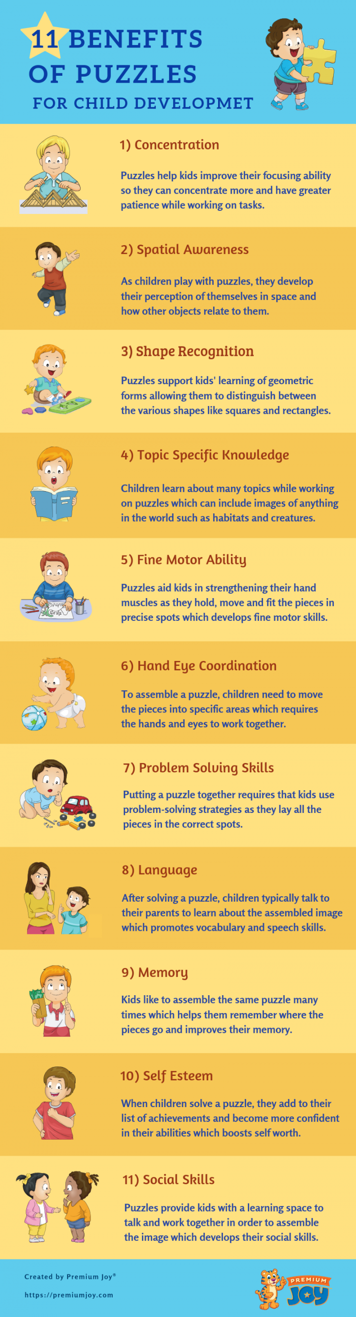 11 Benefits of Puzzles for Child Development | Premium Joy